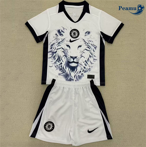 Maillot foot Chelsea Enfant Blanc 2025-2026