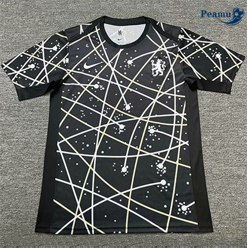 Maillot foot Chelsea Training Noir 2025-2026