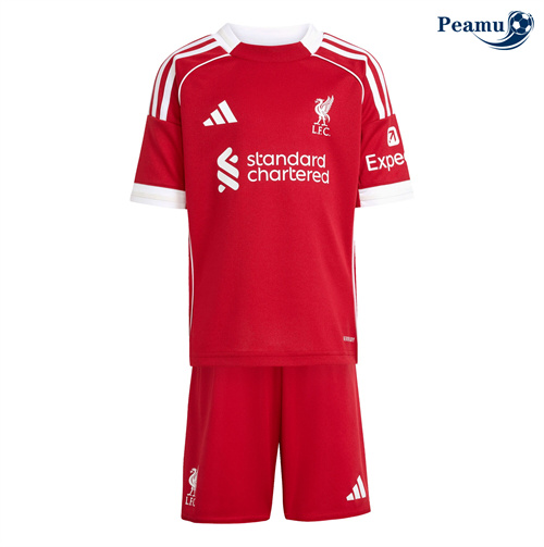 Maillot foot Liverpool Enfant Domicile 2025-2026