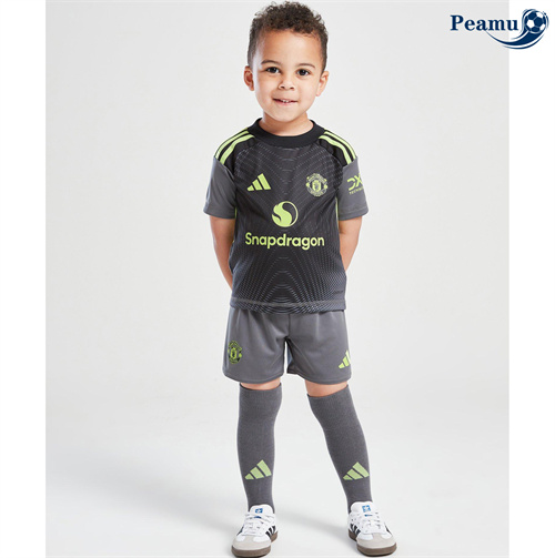 Maillot foot Manchester United Enfant Gardien De But noir 2025-2026