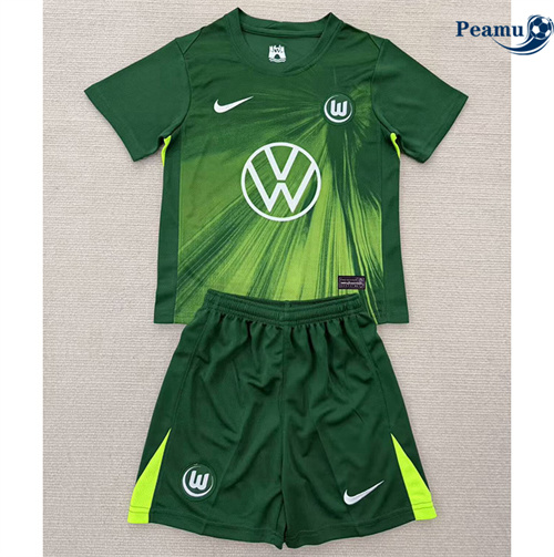 Maillot foot VfL Wolfsburg Enfant Domicile 2025-2026