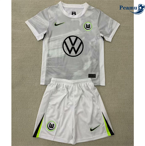 Maillot foot VfL Wolfsburg Enfant Exterieur 2025-2026