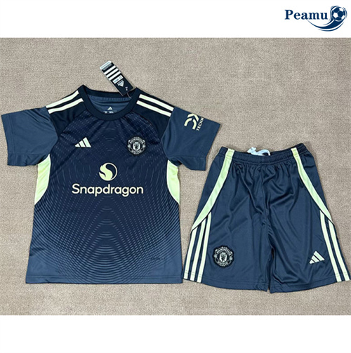 Maillot foot Manchester United Gardien de but Bleu 2025-2026