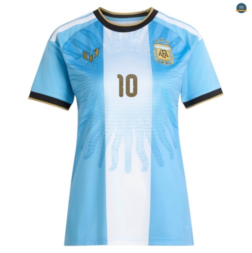 Maillot foot Argentine Femme Hommage Dernier Match Messi 10