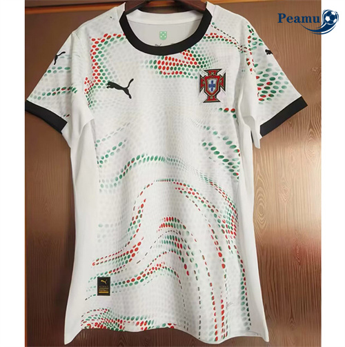 Maillot foot Portugal Femme Exterieur 2025-2026 peamu 3136