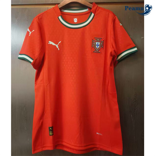 Maillot foot Portugal Femme Domicile 2025-2026 peamu 3137