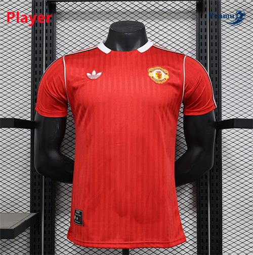 Maillot foot Manchester United Player Training Rouge 2024-2025 peamu 3225