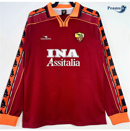 Maillot Rétro Classico Maglie AS Rome Domicile Manche Longue 2004-05 peamu 3414
