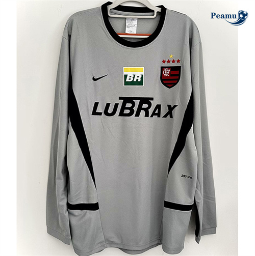 Maillot Rétro Classico Maglie Flamengo Gardien De But Manche Longue 2002-03 peamu 3259
