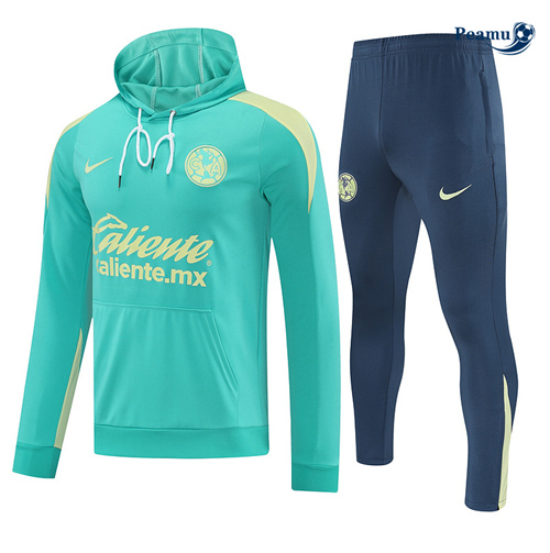 Survetement Sweatshirt à capuche America vert 2025-2026 peamu 3458