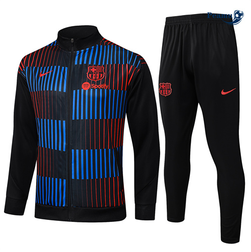 Veste Survetement Barcelone noir 2024-2025 peamu 3470