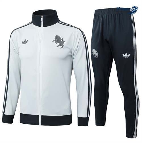 Veste Survetement Juventus gris clair 2024-2025 peamu 3544