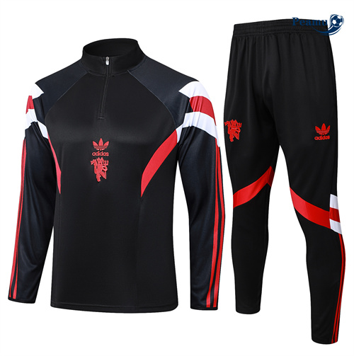 Survetement Manchester United Enfant noir 2024-2025 peamu 3587