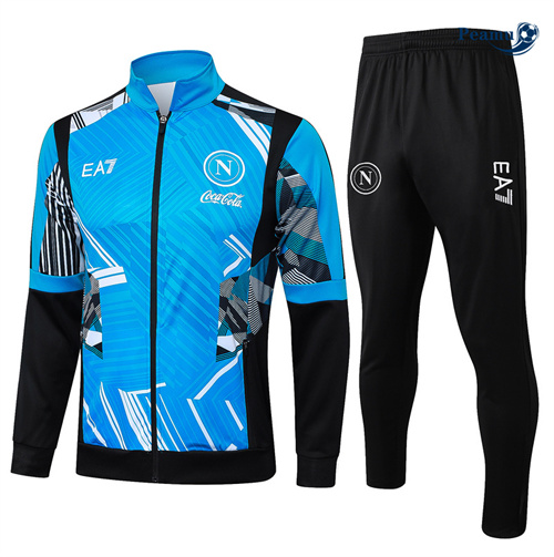 Veste Survetement Naples bleu 2024-2025 peamu 3548