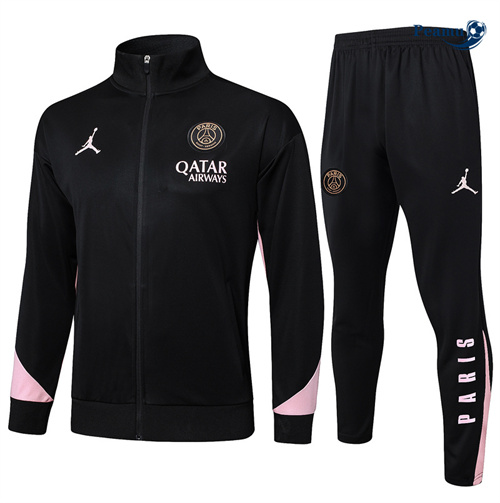 Veste Survetement Paris Saint Germain noir 2024-2025 peamu 3507