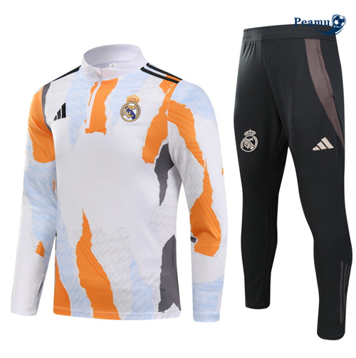 Survetement Real Madrid Enfant Blanc 2024-2025 peamu 3561