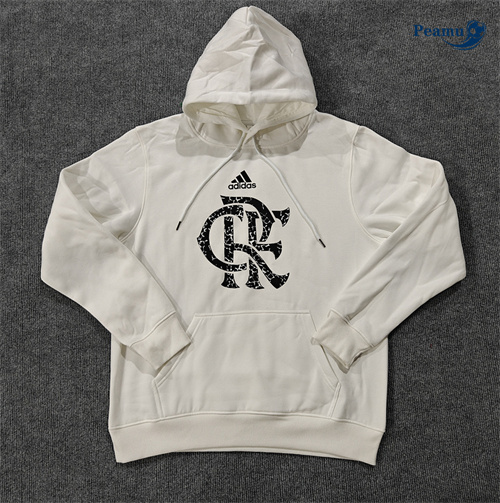 Veste Sweat A Capuche Flamengo Blanc 2024-2025 peamu 3630