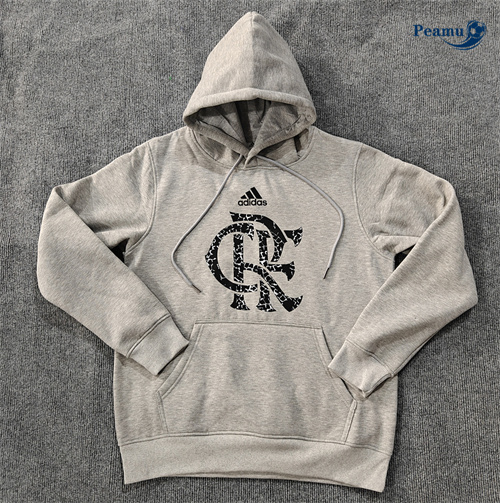 Veste Sweat A Capuche Flamengo gris 2024-2025 peamu 3632