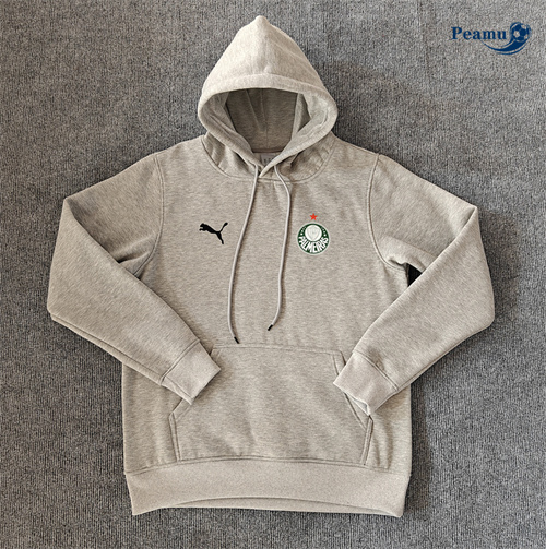 Veste Sweat A Capuche Palmeiras gris 2024-2025 peamu 3638